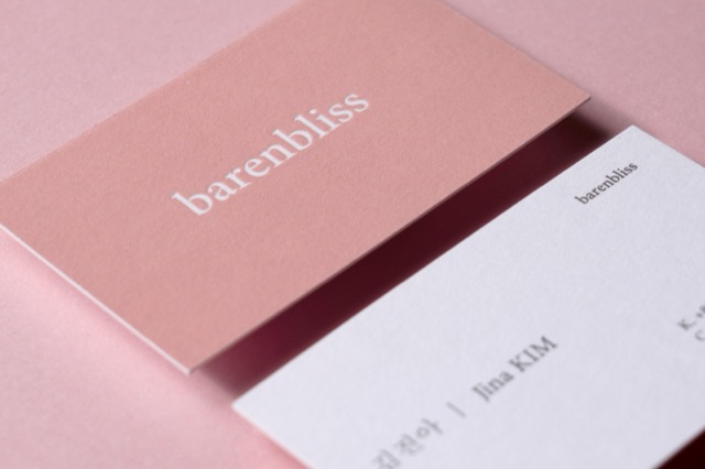 A blush pink and white card pair against a soft pink background.